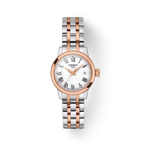 Tissot Dream Lady Stainless Steel - Yellow Gold / Ivory / Bracelet T129.210.22.013.00