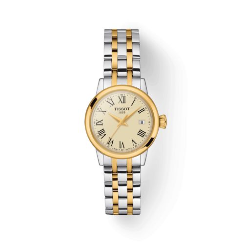 Tissot Dream Lady Stainless Steel - Yellow Gold / Ivory / Bracelet T129.210.22.263.00