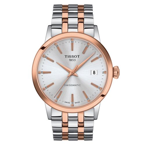 Tissot Dream Swissmatic 42 Two Tone / Silver / Bracelet T129.407.22.031.00