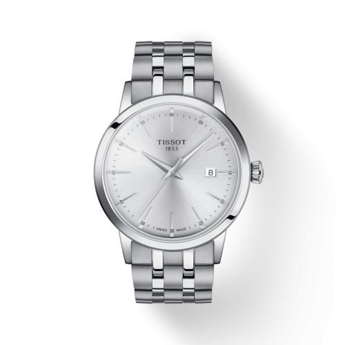 Tissot Dream Quartz 42 Stainless Steel / Silver / Bracelet T129.410.11.031.00