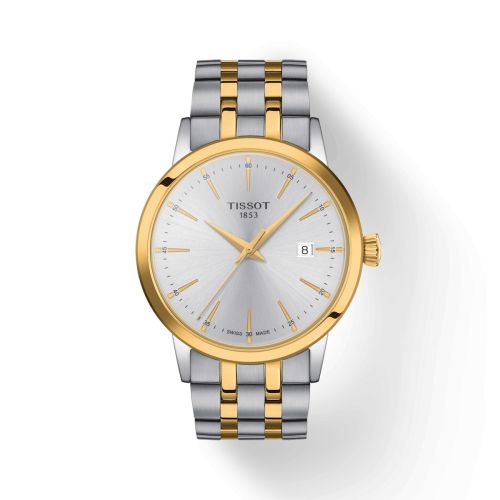 Tissot Dream Quartz 42 Stainless Steel - Yellow Gold / Silver / Bracelet T129.410.22.031.00