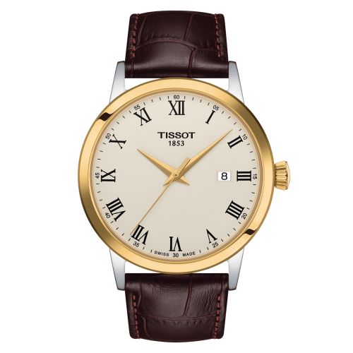 Tissot Dream Quartz 42 Stainless Steel - Yellow Gold / Ivory T129.410.26.263.00