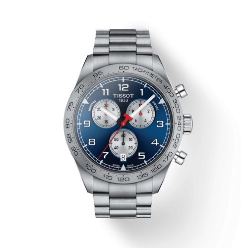 Tissot PRS 516 Quartz Chronograph Stainless Steel / Blue / Bracelet T131.617.11.042.00