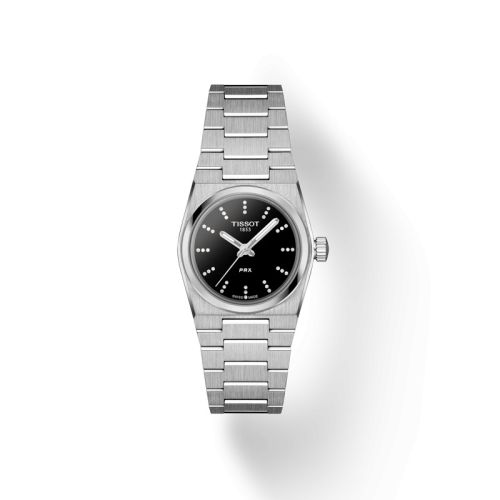 Tissot PRX Quartz 25 Stainless Steel / Black - Diamond T137.010.11.056.00