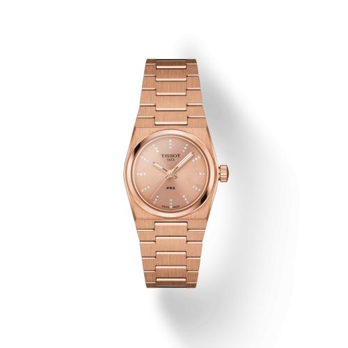 Tissot PRX Quartz 25 Rose Gold / Rose - Diamond T137.010.33.506.00