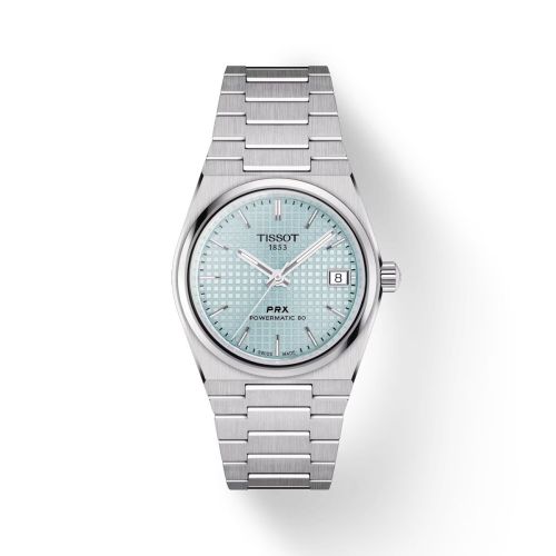 Tissot PRX 35 Powermatic 80 Stainless Steel / Ice Blue T137.207.11.351.00
