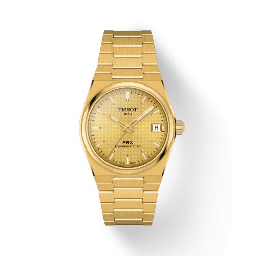 Tissot PRX 35 Powermatic 80 Yellow Gold / Champagne T137.207.33.021.00