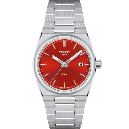 Tissot PRX Quartz 35 Stainless Steel / Red T137.210.11.421.00
