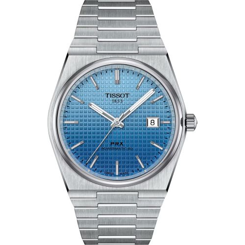 Tissot PRX Powermatic 80 Stainless Steel / Ice Blue Gradient T137.407.11.351.01