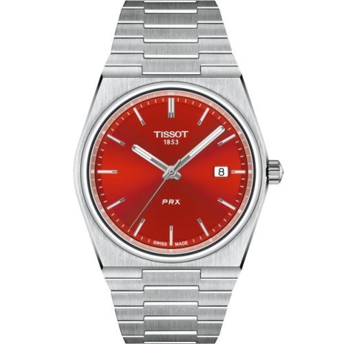 Tissot PRX Quartz Stainless Steel / Red T137.410.11.421.00