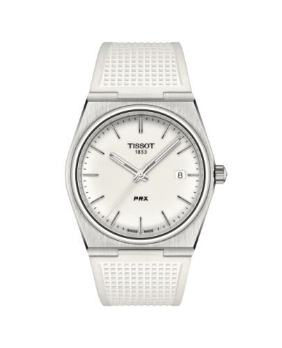 Tissot PRX Quartz Stainless Steel / Full Lume/ Rubber T137.410.17.011.00