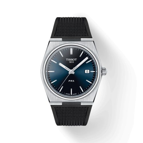 Tissot PRX Quartz Stainless Steel / Blue / Rubber T137.410.17.041.00