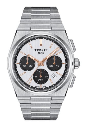 Tissot PRX Chronograph Stainless Steel / Silver T137.427.11.011.00