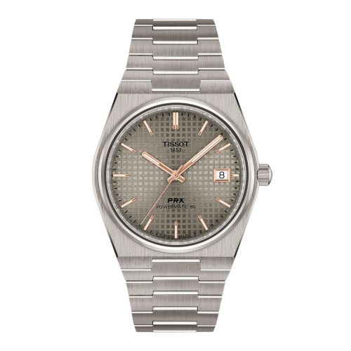 Tissot PRX Powermatic 80 38 Titanium / Brown T137.807.44.061.00
