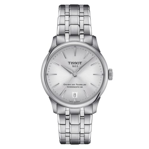 Tissot Chemin Des Tourelles Powermatic 80 34 Stainless Steel / Silver / Bracelet T139.207.11.031.00
