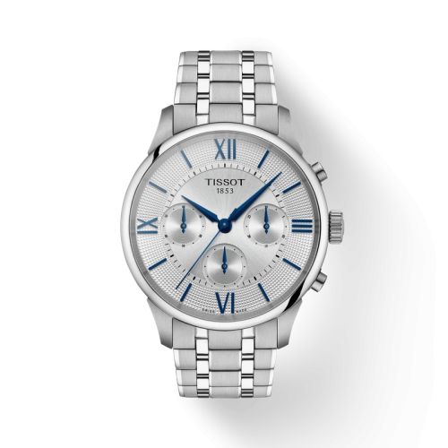 Tissot Chemin Des Tourelles Chronograph Automatic Stainless Steel / Silver / Bracelet T139.462.11.038.00
