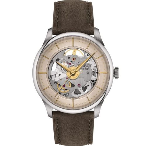 Tissot Chemin Des Tourelles Squelette Stainless Steel / Silver T139.836.16.261.00