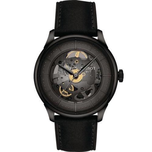 Tissot Chemin Des Tourelles Squelette PVD / Black T139.836.36.441.00