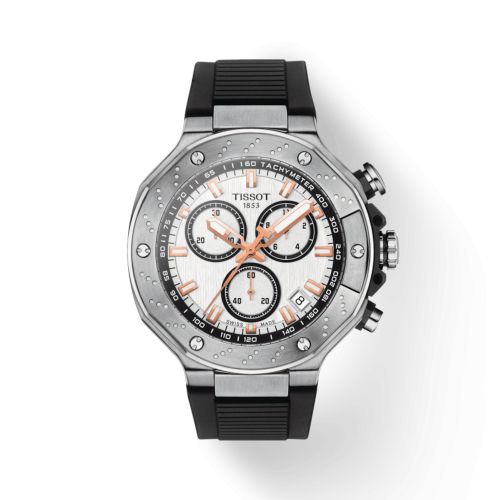 Tissot T-Race Chronograph Stainless Steel / Silver / Rubber T141.417.17.011.00