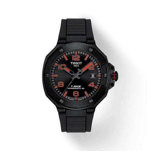 Tissot T-Race Powermatic 80 PVD / Black / Rubber T141.807.37.057.00