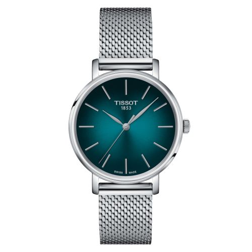Tissot Everytime Lady Stainless Steel / Green / Bracelet T143.210.11.091.00
