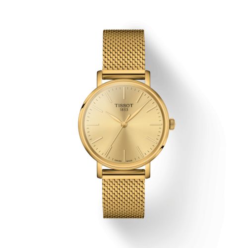Tissot Everytime Lady Yellow Gold / Champagne / Bracelet T143.210.33.021.00