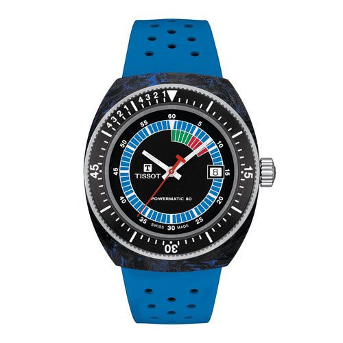 Tissot Sideral Forged Carbon / Blue T145.407.97.057.01