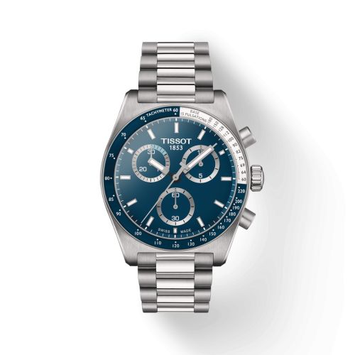 Tissot PR516 Chronograph Quartz Stainless Steel / Blue / Bracelet T149.417.11.041.00