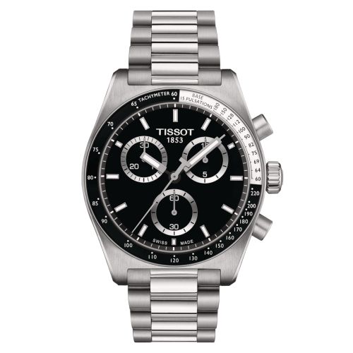 Tissot PR516 Chronograph Quartz Stainless Steel / Black / Bracelet T149.417.11.051.00
