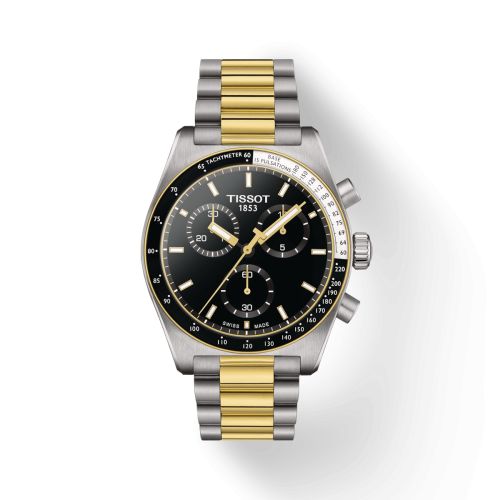 Tissot PR516 Chronograph Quartz Stainless Steel - Yellow Gold / Black / Bracelet T149.417.22.051.00