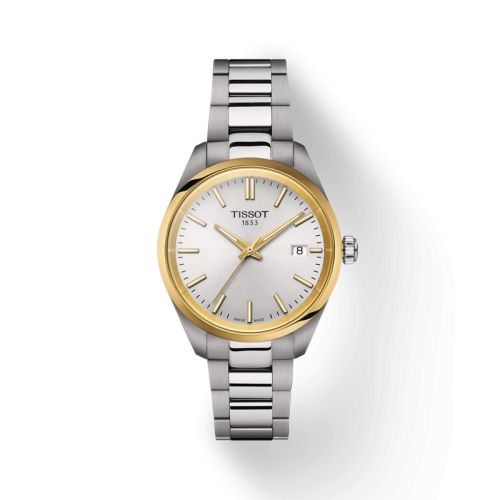 Tissot PR 100 34 Stainless Steel - Yellow Gold / Silver T150.210.21.031.00