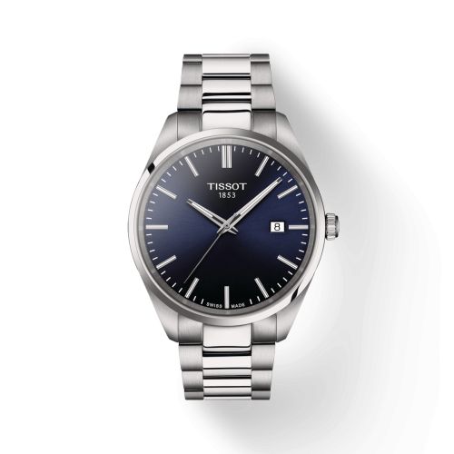 Tissot PR 100 Quartz 40 Stainless Steel / Blue / Bracelet T150.410.11.041.00