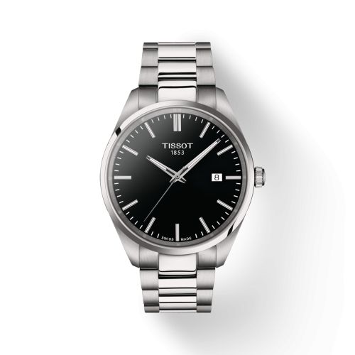 Tissot PR 100 Quartz 40 Stainless Steel / Black / Bracelet T150.410.11.051.00