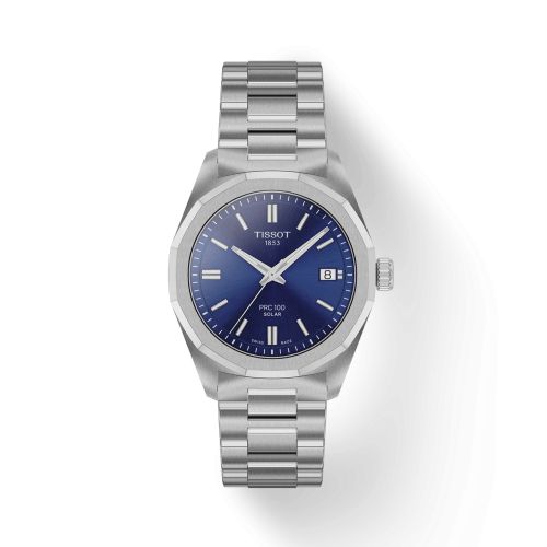 Tissot PRC 100 Solar Quartz 34 Stainless Steel / Blue T151.822.11.041.00