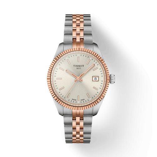 Tissot Ballade 34 Stainless Steel - Rose Gold / Silver / Bracelet T156.210.22.031.01