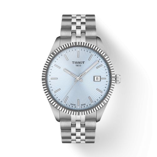 Tissot Ballade 40 Stainless Steel / Ice Blue / Bracelet T156.410.11.351.00