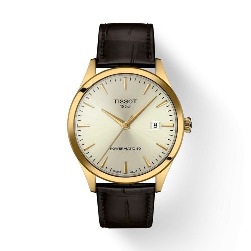 Tissot Classic Dream 40 Powermatic 80 Yellow Gold / Ivory T158.407.36.261.00
