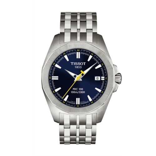 Tissot PRC 100 Quartz 41.3 Stainless Steel / Blue / Bracelet T22.1.581.41