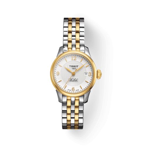 Tissot Le Locle Automatic Small Lady Stainless Steel - Yellow Gold / White / Bracelet T41.2.183.34
