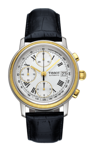 Tissot Bridgeport Automatic Chronograph Gold Bezel T71.0.427.33
