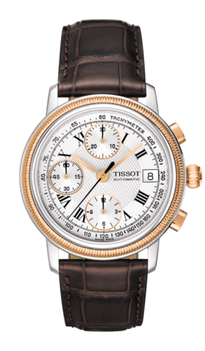 Tissot Bridgeport Automatic Chronograph Rose Gold Bezel T71.1.467.13