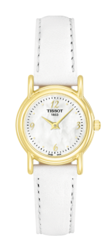 Tissot Carson Quartz 22 Yellow Gold / MOP / Strap T71.3.130.74