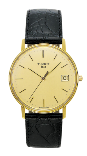 Tissot Goldrun Hesalite Yellow Gold / Champagne T71.3.401.21