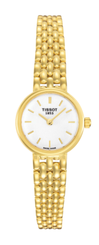 Tissot Caliente Quartz 19.5 Yellow Gold / White / Bracelet T73.3.132.11