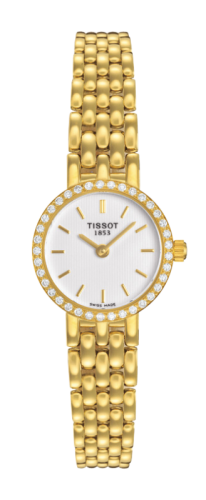 Tissot Caliente Quartz 19.3 Yellow Gold / Diamond / White / Bracelet T74.3.112.11