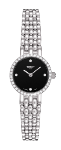 Tissot Caliente Quartz 19.5 White Gold / Diamond / Black / Bracelet T74.5.112.56