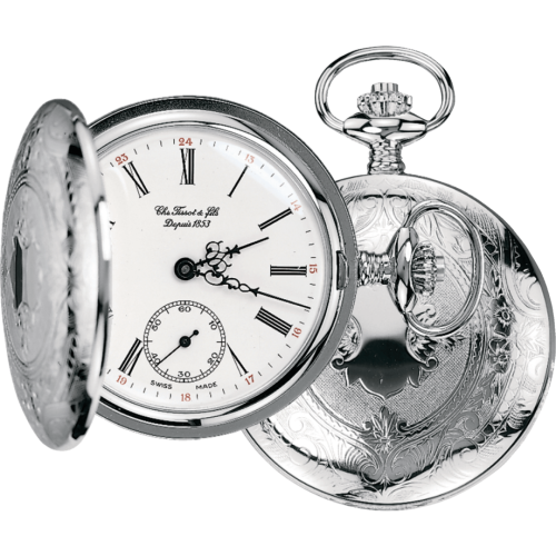 Tissot Savonnette Mechanical Stainless Steel / White T83.6.401.13