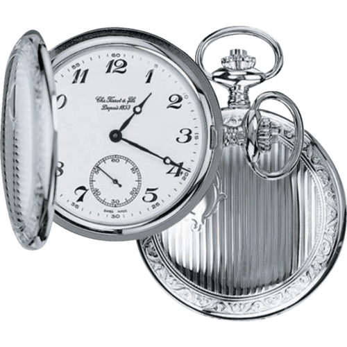 Tissot Savonnette Mechanical Stainless Steel / White T83.6.402.12