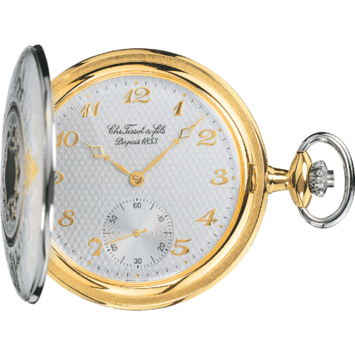 Tissot Savonnette Mechanical Brass / Yellow Gold / Palladium / Silver T83.8.450.82