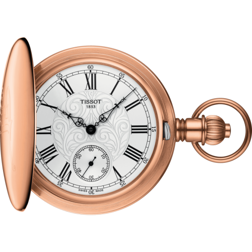 Tissot Savonnette Mechanical Brass / Rose Gold T864.405.99.033.01
